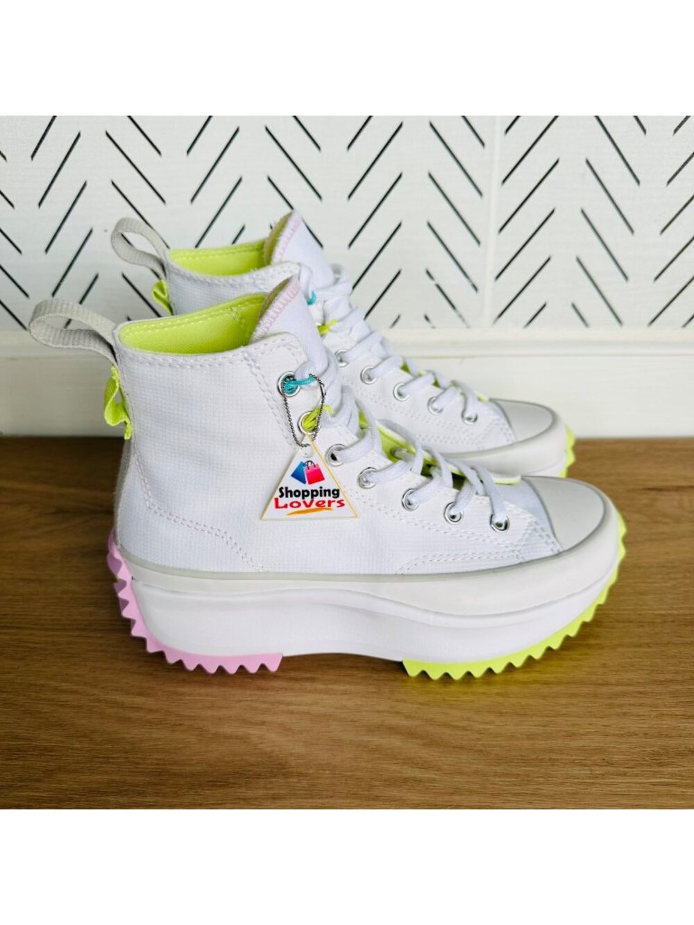 ⭐Converse Run Star Hike Platform Sz 9 Men's Shoes Sneakers White Green A09836C⭐